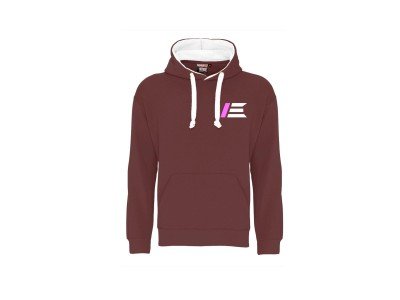 Inertia Events burgundy hoodie